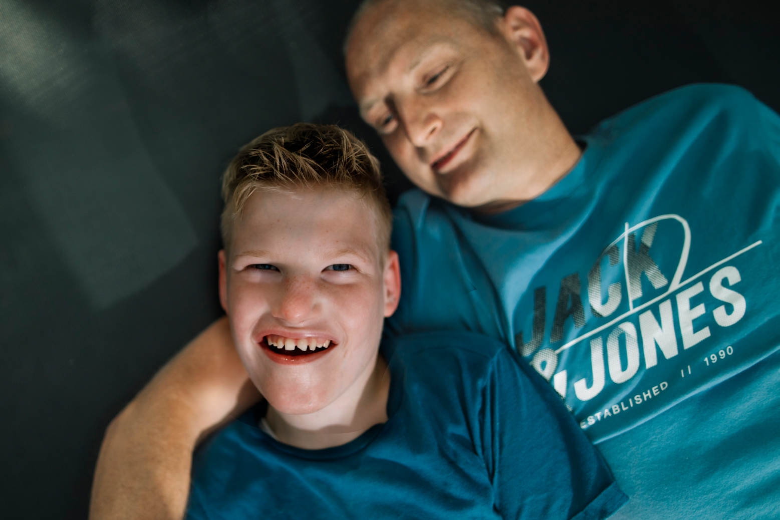 Foto van Jurre en zijn vader.